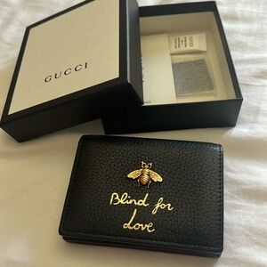 Gucci Blind for Love small leather wallet